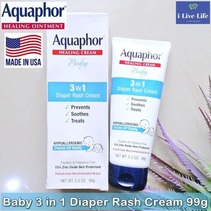 🇺🇸 USA 🇺🇸 [USA] ครีมลดผดผื่นผ้าอ้อม ซึมซับรวดเร็ว Eucerin Aquaphor Baby