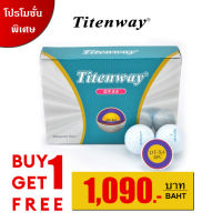 โปรโมชั่นพิเศษ ซื้อ 1กล่อง แถมฟรี!!! 1กล่อง TITENWAY DT-X4 GOLF BALLS