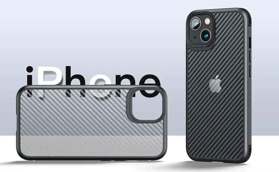 X-LEVEL For iPhone 15 Pro Max Carbon Fiber Texture Hard PC Back