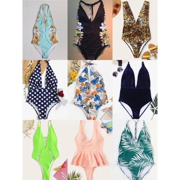 【M&M】05 Korean Swimwear Women FUN SEXY BIKINI SET PADDED Korean SWIMSUIT Lazada PH