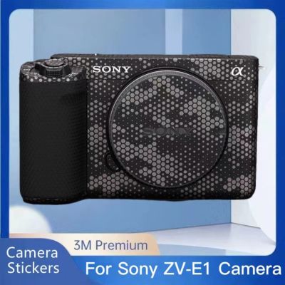 ฟิล์มห่อสติ๊กเกอร์ติดบนตัวเครื่องไวนิลสำหรับ Sony ZV-E1เคลือบสติกเกอร์ป้องกันกล้อง ZVE1 ZV E1สติกเกอร์กล้อง