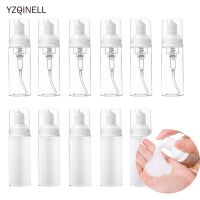 5/10pcs Plastic Foam Bottle Eyelash Cleaning Foam Pump Bottle Travel Foaming Dispensers for Soap Shampoo 30/40/50/60ml Travel Size Bottles Containers