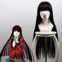 Yomoduki Runa Cosplay Costume Kakegurui Compulsive Gambler Runa Cosplay Wig And Orange Hooded Jacket JK Uniforms With Wigs