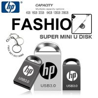 แฟลชไดร์ฟ flash drive แฟลชไดร์ฟ usb Hp แฟลชไดรฟ์ USB โลหะ ขนาดเล็ก 256GB 128GB 32GB 64GB 16GB