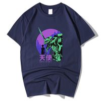 2022 Cotton Mens Tshirt Japan Anime Evangelion Printing Tshirts For Men Male