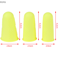 FUYU 3ชิ้น/เซ็ตซิลิโคน Finger Protector ฝาครอบป้องกันนิ้วมือลื่น