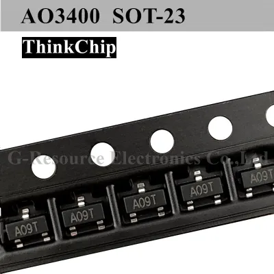 (100 pcs) AO3400 /AO3400A /3400 A09T SOT-23 SMD Field Effect Transistor N-Channel MOS-FET New original Fuel Injectors