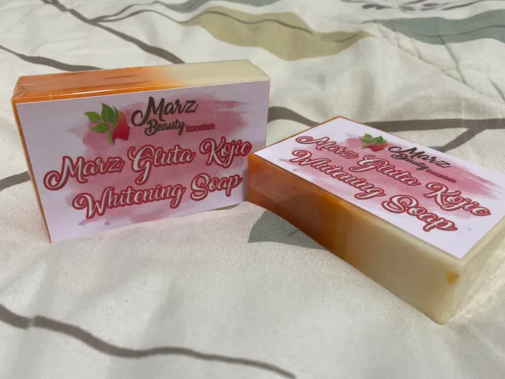 MARZ Kojic Soap plus Glutathione Soaps Whitening Kojic Acid Soaps