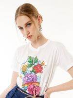 สินค้าใหม่ iCONiC STAINED GLASS T-SHIRT #7457 เสื้อยืด สีรุ้ง เสื้อยืดปักลาย เสื้อยืดแฟชั่น เสื้อยืดขาว เสื้อยืดไฮโซ