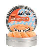 Crazy Aarons Thinking Putty พัตตี้ รุ่นมีกลิ่นหอม SCENTsory - ORANGESICLE ขนาดกระปุก 2.75 นิ้ว กลิ่นส้ม ไอศครีมรสส้ม สีส้ม ดินน้ำมันวิทยาศาสตร์ ไม่มีวันแห้ง เด้งได้ ปั้นได้ ไม่ใช่สไลม์ มี มอก. ของเล่นเด็กโต ของเล่นเด็กเล็ก ของเล่นผู้ใหญ่