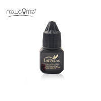 Lady Black Glue 3D Eyelash Extension 5mlBottle with Low Irritation 3-4S Fast Drying Time Fume Adhesive with Sealed Bag