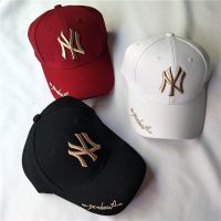 baseball cap embroidered ring button old hat NY