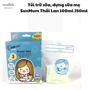 Túi trữ sữa, đựng sữa mẹ SunMum Thái Lan 100ml 250ml NINOKIDS
