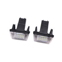 LED ใบอนุญาตหมายเลขทะเบียนแสงสำหรับซีตรอง C3 C4 C5 Berlingo Saxo Xsara Picasso สำหรับเปอโยต์206 207 306 307 308 5008