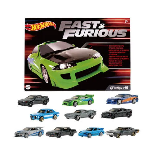 Hotwheels Fast & Furious Box Set ในกล่องมีรถ 10 คัน | Lazada.Co.Th