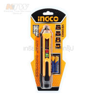 INGCO ปากกาวัดไฟ รุ่น VD10003 แบบไม่สัมผัส (ไขควงลองไฟ) (12V ~ 1000V) ( AC Voltage Detector ) แจ้งเตือนด้วยแสงไฟและเสียง BT POWERTOOLS