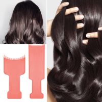 ஐ♀ Hair Comb Elastic Ergonomics Handle Long Professional Hair Coloring Board Brush Comb for Salon