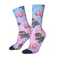 Hip Hop Vintage Arale And Poop Crazy Men 39;s Socks Unisex Dr.slump Anime Harajuku Seamless Printed Novelty Crew Sock Boys Gift