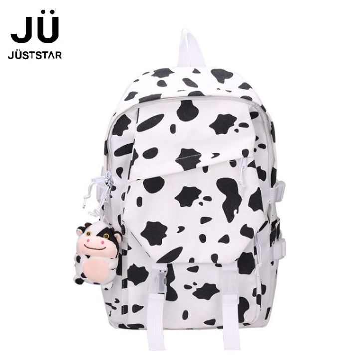 Stylish Large Capacity Star Pattern Backpack Student Bag Backpack