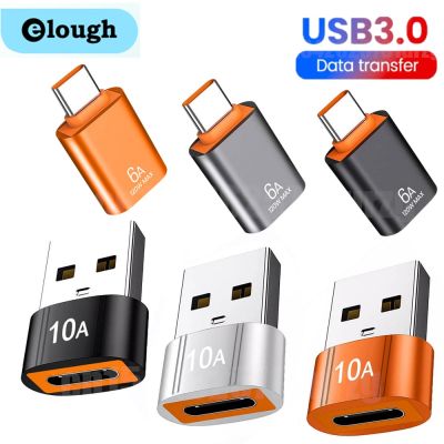 10A USB To Type C OTG Adapter USB USB-C Male To Micro USB Type-c Female Converter For Macbook Samsung S22 USB C OTG Connector