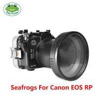 Seafrogs Professionalกางเกงในดำน้ำการถ่ายภาพ40Mโครงครอบกล้องสำหรับCanon EOS RP