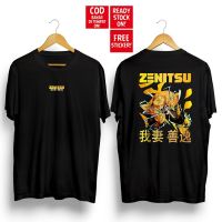 คุณภาพสูงเสื้อ Zenitsu AGATSUMA DEMON SLAYER Kimetsu ไม่มี Yaiba TANJIRO NEZUKO INOSUKE เสื้อยืดอะนิเมะญี่ปุ่น