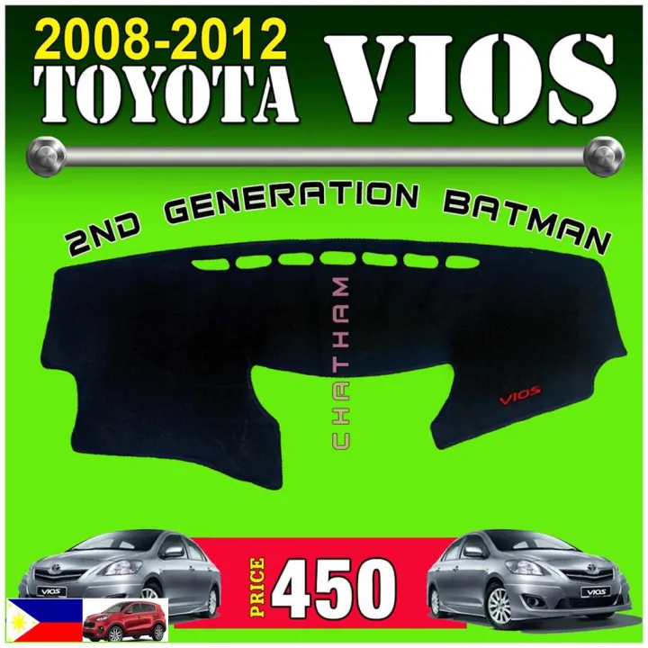 fossils ultra sun Dashboard Cover for Toyota Vios 2008 2012 (Gen 2