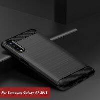 [L.W.F 2022] รถขุดเลี้ยงลูก Samsung Galaxy A7 2018 (A750) เคสโทรศัพท์คาร์บอนไฟเบอร์นิ่ม