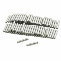 100 Pcs Stainless Steel 2.9mm x 15.8mm Dowel Pins Fasten Elements