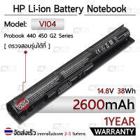 รับประกัน 1 ปี - แบตเตอรี่ โน้ตบุ๊ค แล็ปท็อป HP Probook 440 450 G2 ENVY 14 15 PAVILION 14 14Z 15 VI04 HSTNN-DB6I HSTNN-LB6J TOUCHSMART 14 15 BEATS 15 TPN-Q139 TPN-Q140 TPN-Q141 TPN-Q142 Battery Notebook Laptop Adapter