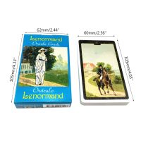 Lenormand Oracle การ์ดเวอร์ชั่นภาษาอังกฤษไพ่ทาโรต์44-การ์ดสำรับการทำนายโชคชะตาปาร์ตี้เกมกระดานสำหรับครอบครัว