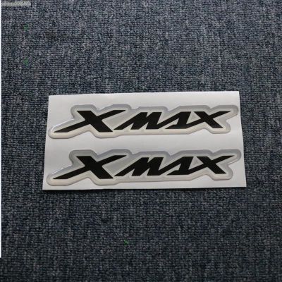 สติกเกอร์ดีคอลสำหรับมอเตอร์ไซค์ติด3D ตรารถยนต์รูปลอกติดล้อถังยกขึ้นสำหรับ Yamaha XMAX 125 250 300 Shan22503 X-MAX