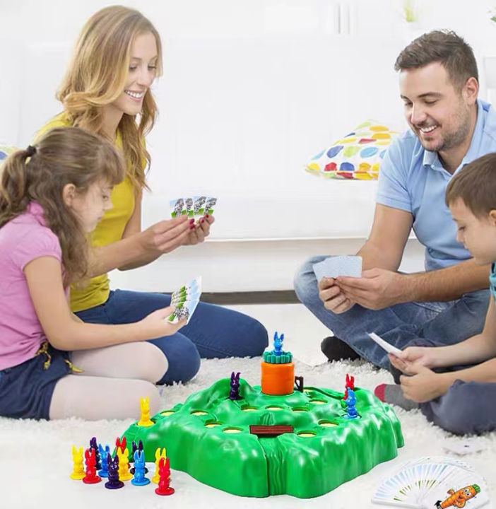 thetoys-ของเล่นเด็ก-เกมส์ครอบครัว-family-game-เกมส์เสริมพัฒนาการเด็ก-เกมส์เศรษฐีกระต่าย-กับดักกระต่าย-เกมส์กระดาน