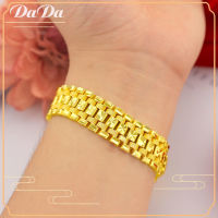 [ของแท้ 100% ส่งไว!] Original Saudi Gold 18k Gold Bracelet Mens Watch Chain Real Gold Jewelry