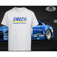 （พร้อมส่ง）T-shirt  เสื้อยืด RACING เสื้อซิ่ง [ENDLESS]