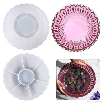 Fruit Storage Tray Epoxy Resin Mold Dish Bowl Plate Silicone Mould DIY Crafts Jewelry Holder Box Home Decor Casting 21wholesales
