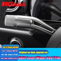 NEW For Mercedes Benz C S EQE EQS Class W206 W223 V295 297 Car Accessories Steering Wheel Shift Lever Wiper Rod Cover Trim Frame