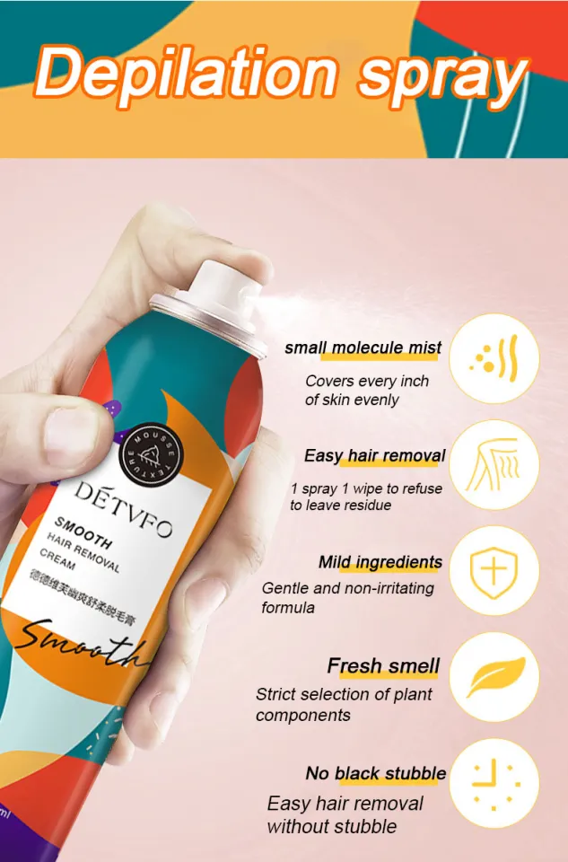 Aggregate more than 143 detvfo hair removal spray ceg.edu.vn