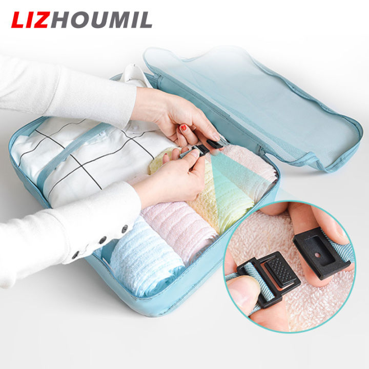 lizhoumil-กระเป๋าเก็บสัมภาระ8ชิ้น-กระเป๋ากระเป๋าเก็บของสำหรับเดินทางจุของได้มากสำหรับใส่เสื้อผ้าชุดชั้นในเครื่องสำอาง
