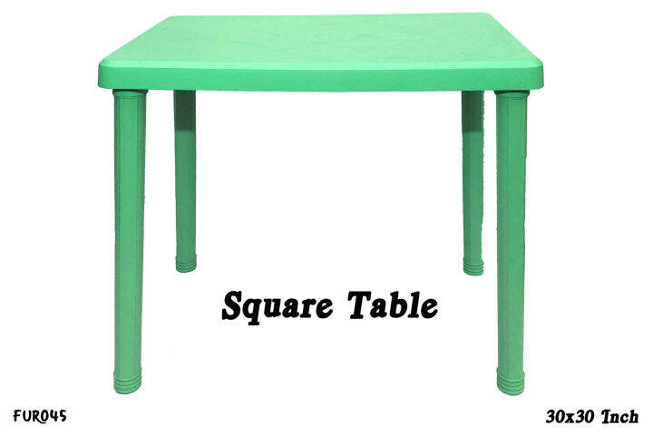 square monoblock table