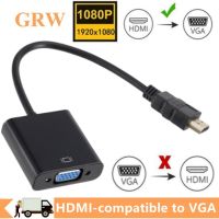 ✼✓ Grwibeou HDMI-compatible to VGA Adapter Cable 1080P Digital to Analog Converter For Xbox PS4 PC Laptop Projector Displayer HDTV