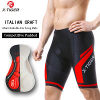 X-TIGER Summer MTB Road Bicycle Cycling Shorts With Coolmax 5D Gel Pad Breathable Outdoor Sports Fitness Bike Shorts For Men