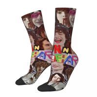 Autumn Winter Casual Mens Womens Cute Finn Wolfhard Collage Socks Actor Non-slip Middle Tube Socks Socks Tights