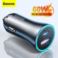 Baseus Type C 60W ที่ชาร์จแบตในรถ