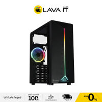 ATX CASE Nubwo NPC-323 GARRICK (Black) Gaming Case รองรับพัดลมระบายอากาศ 4 ตัว ไฟ LED (รับประกันสินค้า 1 ปี) By Lava IT