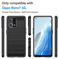 สำหรับ OPPO Reno7 4G OPPO เคสโทรศัพท์ Reno7กันกระแทกเคลือบลายแปรงฝาครอบด้านหลังซิลิโคนเนื้อนิ่ม TPU