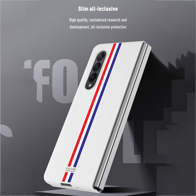 【Hot Sale🥇】เปลือกแข็งหน้าจอพับได้พิมพ์ลาย Fold3เคสโทรศัพท์มือถือใช้ได้กับ Samsung Z สำหรับ Galaxy ฝาครอบป้องกัน