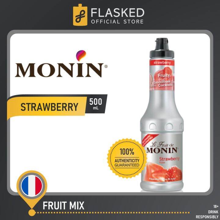 Monin Strawberry Fruit Mix 500mL Lazada PH