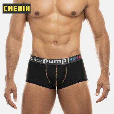 CMENIN PUMP 1Pcs ไนลอนระบายอากาศเซ็กซี่กางเกงผู้ชาย Boxershorts Quick Dry Trunk ชุดชั้นในชายนักมวยชายกางเกงสั้น MP293