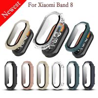 Case Glass For Xiaomi Band 8 Smart Watch Full Cover Shell Tempered Glass Film Anti Scratch Protective Accessories